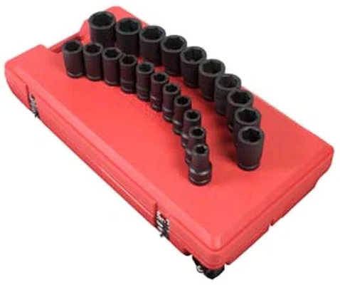 Sunex 1" Drive Deep 21 Piece SAE Impact Socket Set (5693)