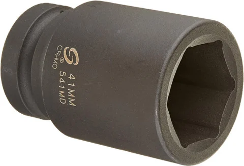 Sunex 1" Drive Deep Thin Wall Impact Socket 41mm (541MDT)