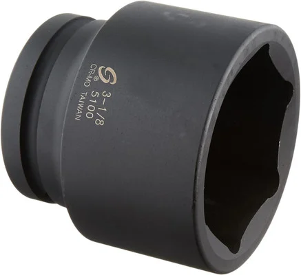 Sunex 1" Drive Standard 6 Point Impact Socket 3-1/8" (5100)