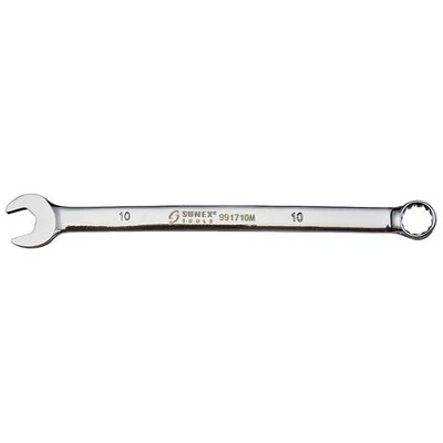 Sunex 10mm Full Polish V-Groove Combination Wrench (991710MA)