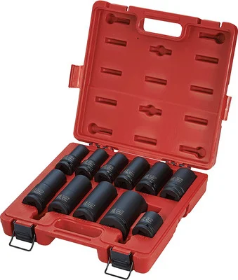 Sunex 11-Piece 3/4" Drive Truck Wheel Impact Socket Set (4632)