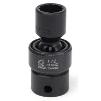 Sunex 3/8" Drive 12 Point Universal Impact Socket (316UZ)