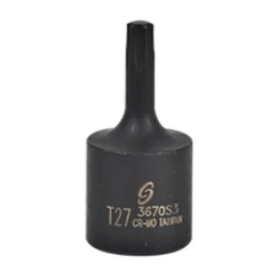 Sunex 3/8" Drive Internal Star Impact Socket, T27 (3670S3)