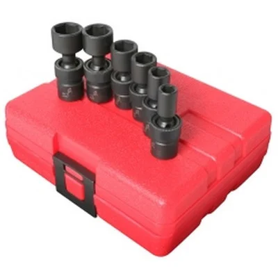 Sunex 6 Piece 1/4" Drive Universal SAE Impact Socket Set (1813)