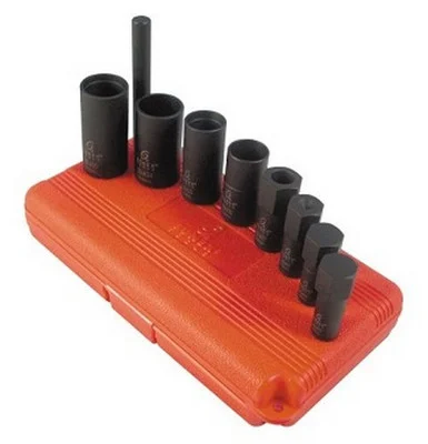 Sunex 9 Piece Hub Cap and Wheel Lock Removal Kit (2840)
