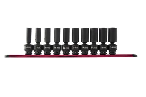 Sunex Tools 10 Piece 3/8" Drive Deep Swivel Socket Set 10-19mm (3660)