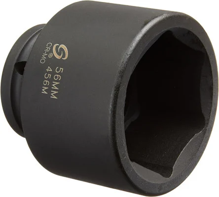 Sunex Tools 3/4" Drive 6 Point Impact Socket 56mm (456M)