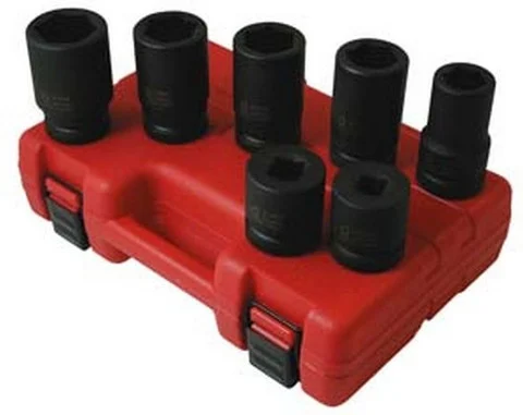 Sunex Tools 7 Piece Deep Metric Impact Socket Set (5697M)