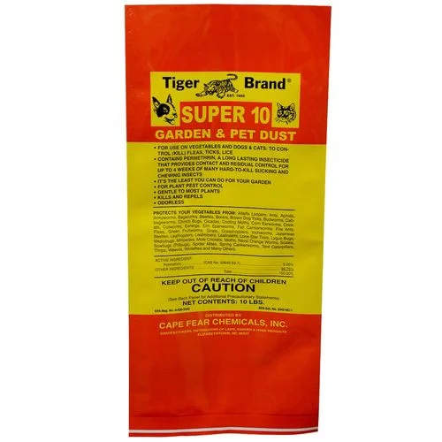 Super 10 Garden & Pet Dust, Tiger Brand, 10 Lbs.