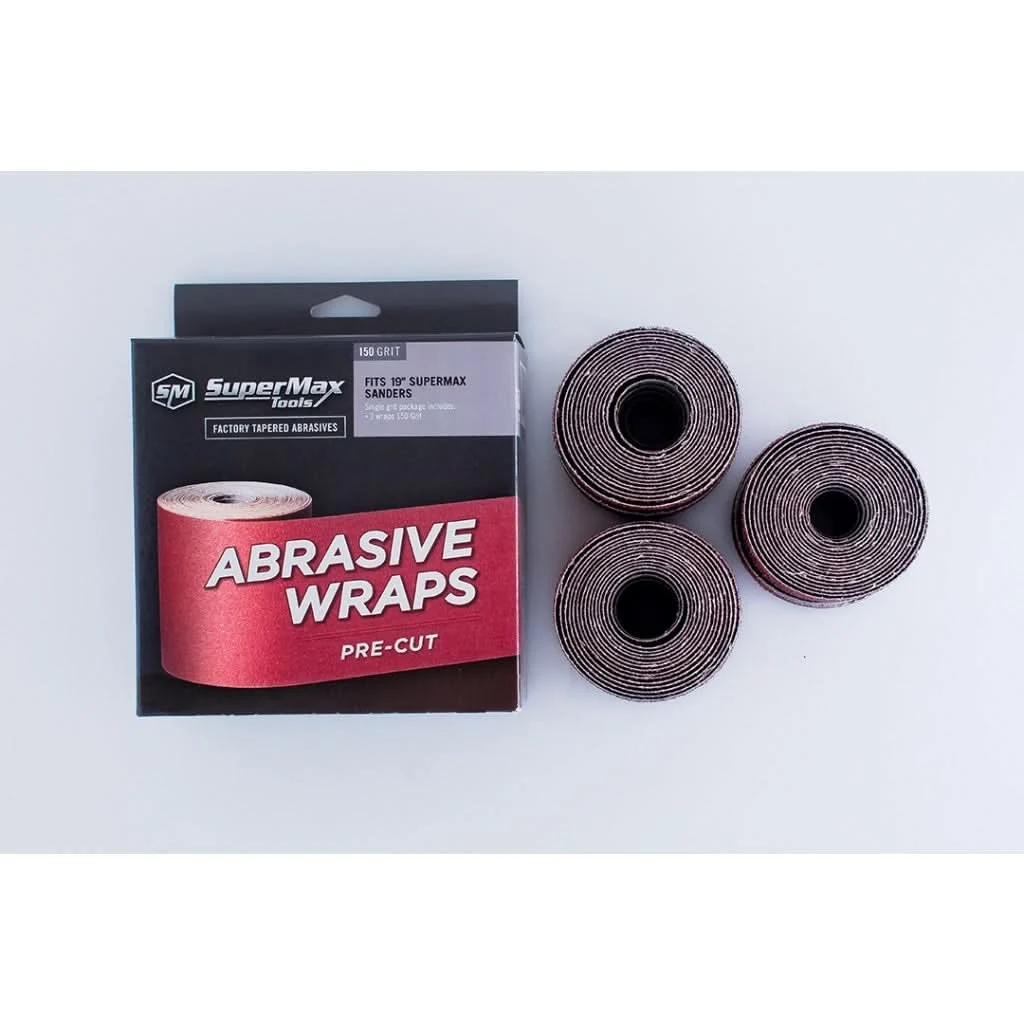 Supermax 60-19-000 Mixed-Grit: 36, 80, 120-Grit, 3-Pack