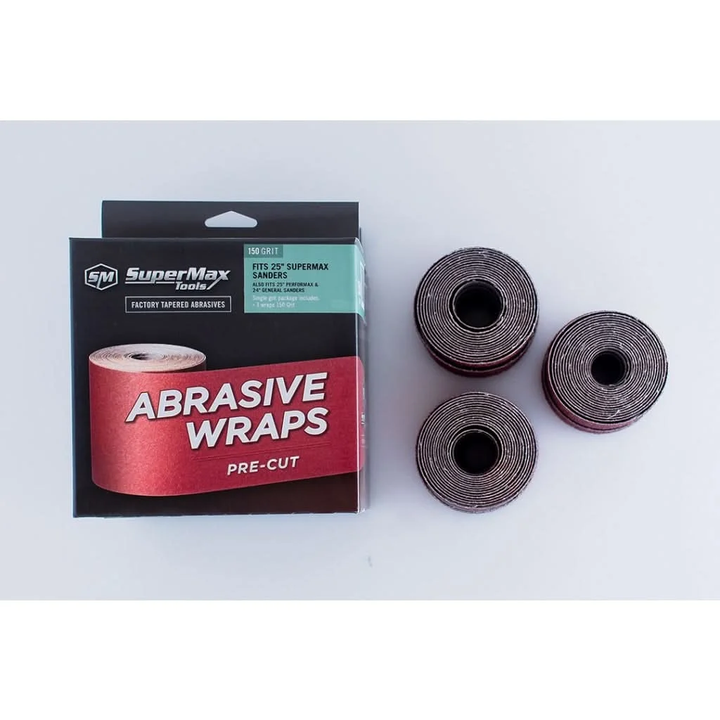Supermax 60-5100 100-Grit, 25" Drum, 3-Pack