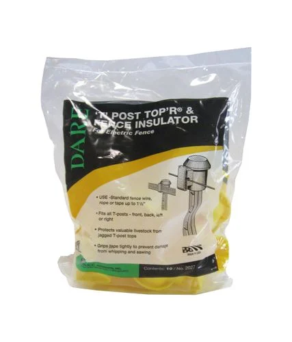 T Post Top'R Safety Top and Electric Fence Insulator (10 Per Bag)