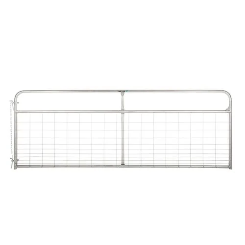 Tarter Watchman Galvanized Wire Mesh Gate 12 ft.