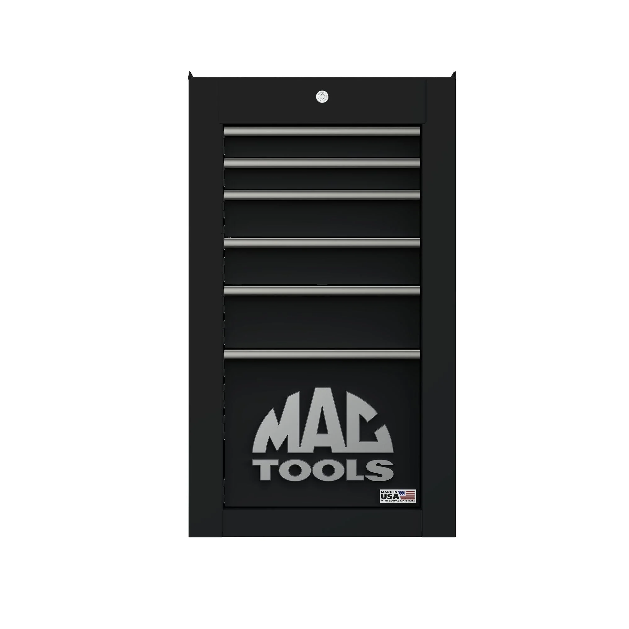 Tech™ Series 6-Drawer Side Cabinet with PowerTech™ Drawer - Flat Black