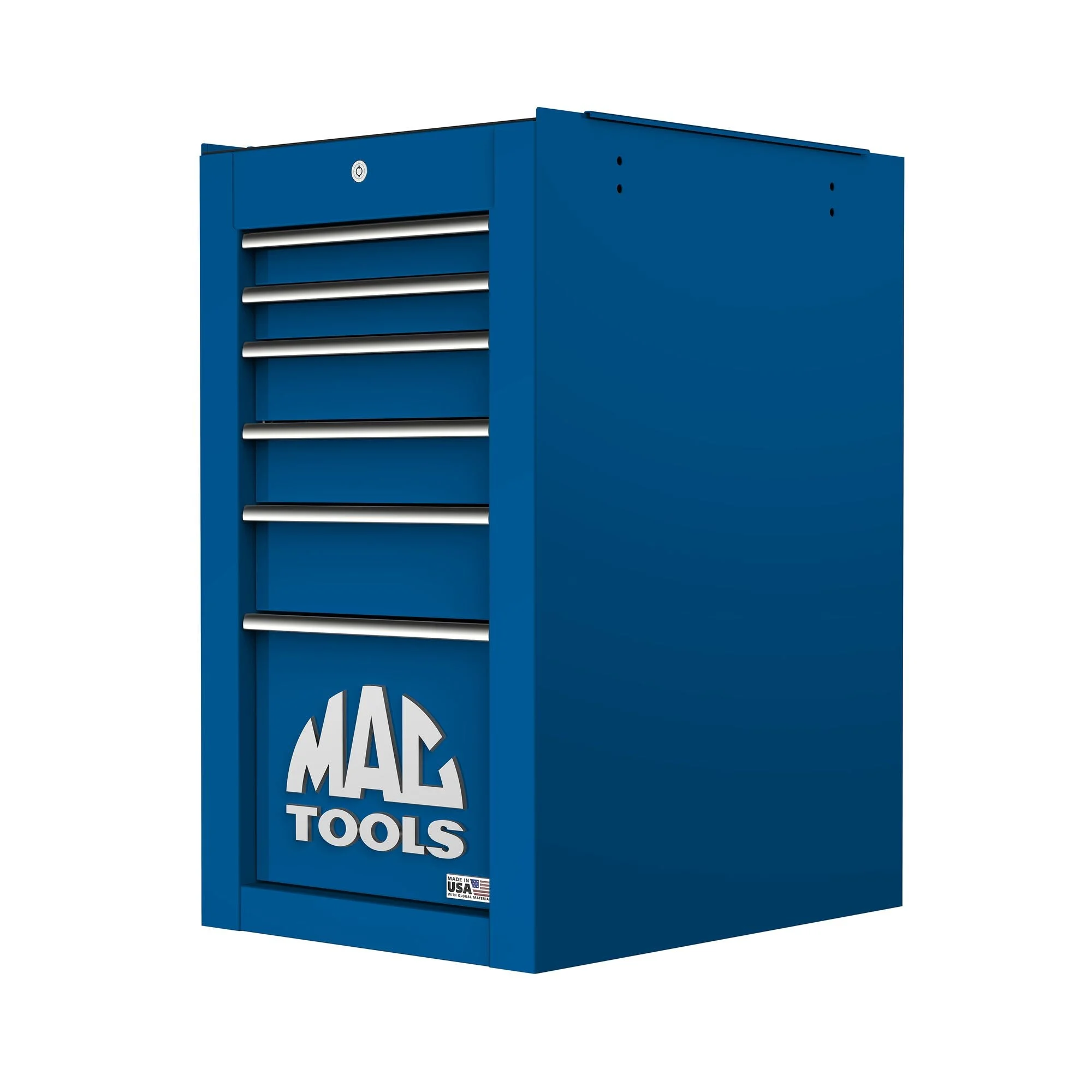 Tech™ Series 6-Drawer Side Cabinet with PowerTech™ Drawer - Sapphire Blue