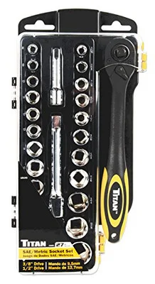 Titan Tools Comp Duo Ratchet 3/8" & 1/2" Drive (18193)