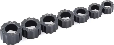 Titan Tools Disposable Damaged Bolt Extractor Ring Set 7-Piece (16057)