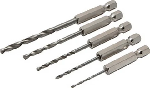 Titan Tools Hex Shank Drill Bit Set 5-Piece (16505)