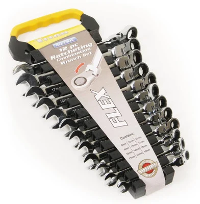 Titan Tools Metric Flex Ratcheting Wrench Set 12-Piece (17367)