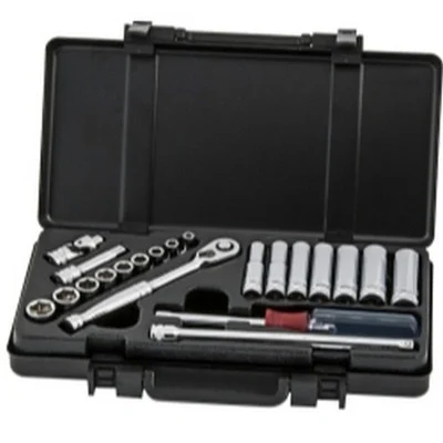 Titan Tools Metric Socket Set 1/4" Drive 21-Piece (66201)