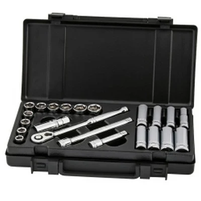 Titan Tools Metric Socket Set 3/8" Drive 22-Piece (68201)