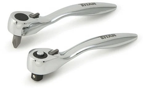 Titan Tools Offset Micro Bit Driver & 1/4" Ratchet Combo (11203)