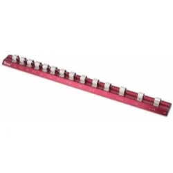 Titan Tools SAE Magnetic Aluminum Socket Rail 1/2" Drive (32097)