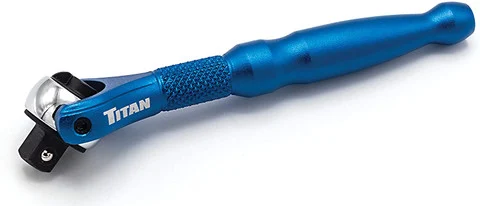 Titan Tools Swivel Head Micro Ratchet 1/4" Drive x 4" 90-Tooth (11316)