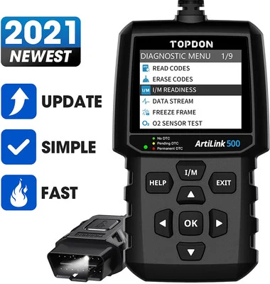 TOPDON ArtiLink500 Professional OBDII Diagnostic Scan Tool (AL500)