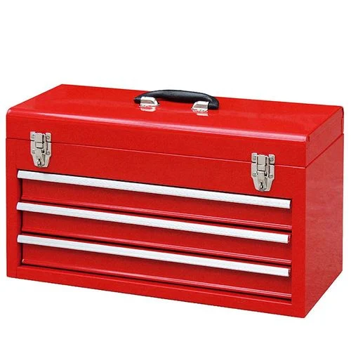 Torin™ 3 Drawer Red Tool Box with Handle