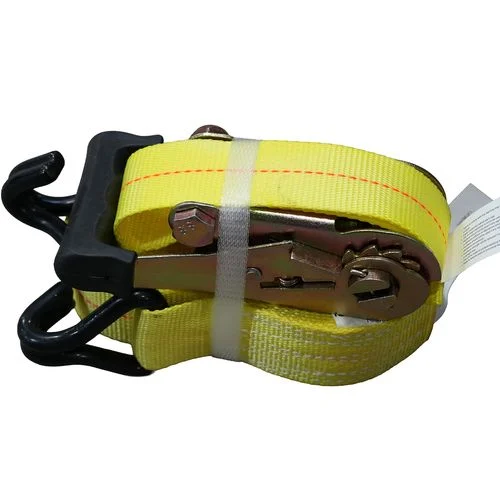 Towright 16' X 1-1/2" Yellow Web Ratchet Strap