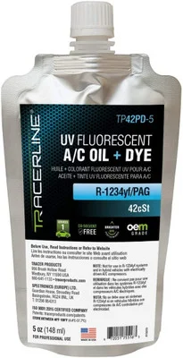 Tracerline 5oz 42 cSt/PAG R-1234yf/PAG Oil + UV Dye (TP42PD-5)