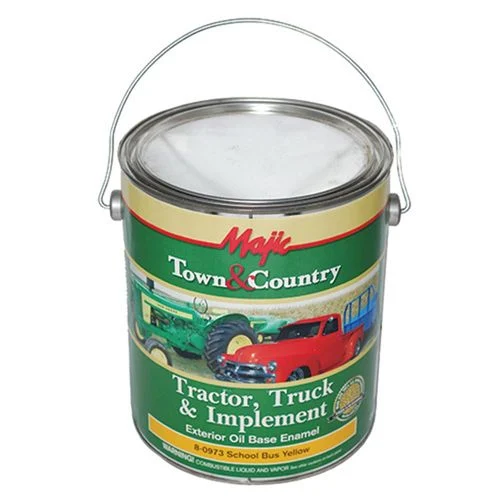 Tractor, Truck, and Implement Paint, School Bus Yellow, 1 Gallon