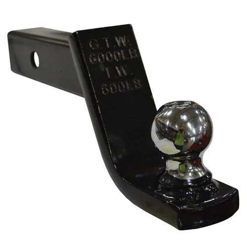 Trailer Hitch Ball Mount, 2 In. Receiver, 4 In. Drop