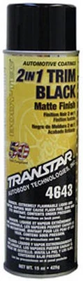 Transtar 15 Oz 2-In-1 Trim Black Matte For Bumper And Trim Restoration (4643)