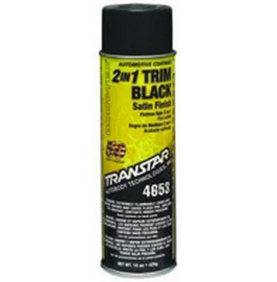Transtar 15Oz 2-In-1 Trim Black Satin For Bumper And Trim Restoration (4653)
