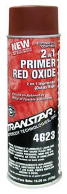 Transtar 4623 2 In 1 Primer Red Oxide, 20 Oz Aerosol
