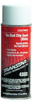 Transtar Autobody 16Oz Tex Coat Chip Guard White Aerosol Rapid Drying (4303)