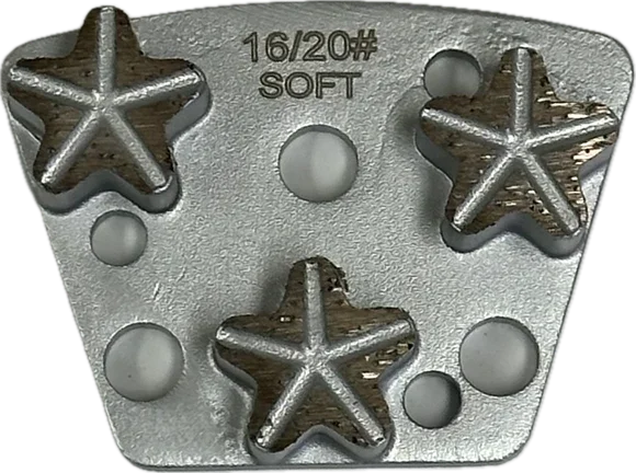 Trapezoid Quick Change Star Segments