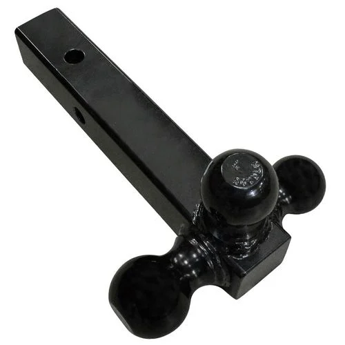 Tri-Ball Hitch, 2 In. Receiver, Black Powder Coated