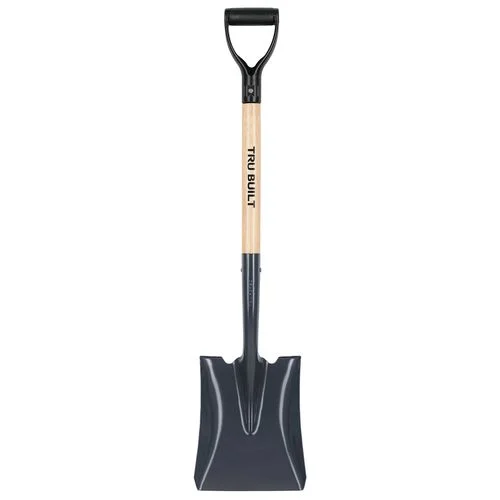 Truper 31187 Square Point Shovel with 27" D Handle