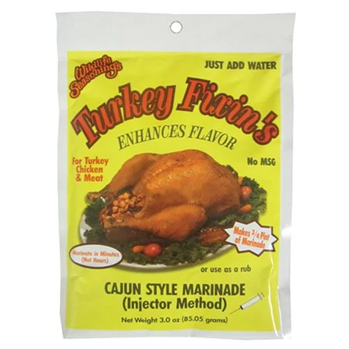 Turkey Fixin's, Cajun Style Marinade Mix, 3 Oz.