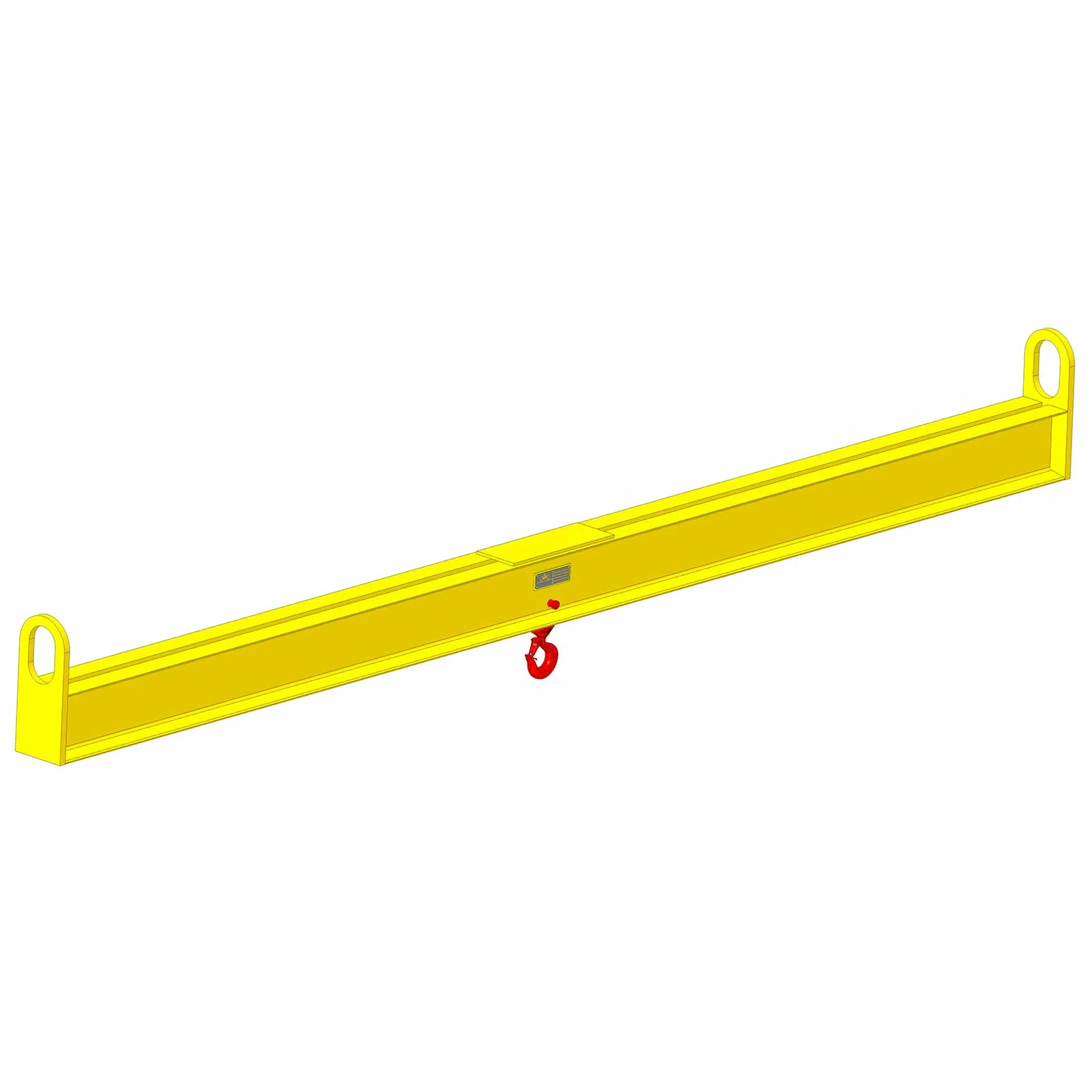 Twin Hoist Lifting Beam -10,000 lb Capacity - 6' Max Spread