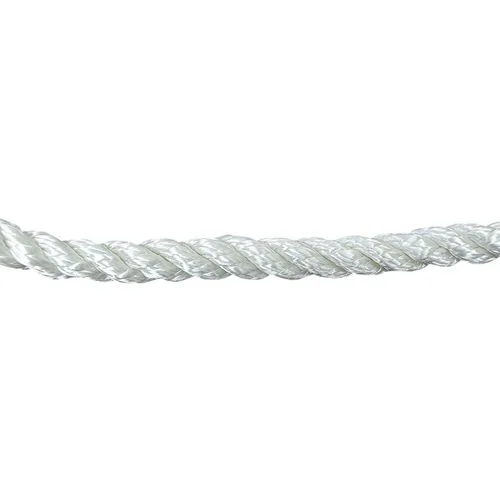 Twisted Nylon Three Strand Rope, 1/2 In. x 100 Ft.