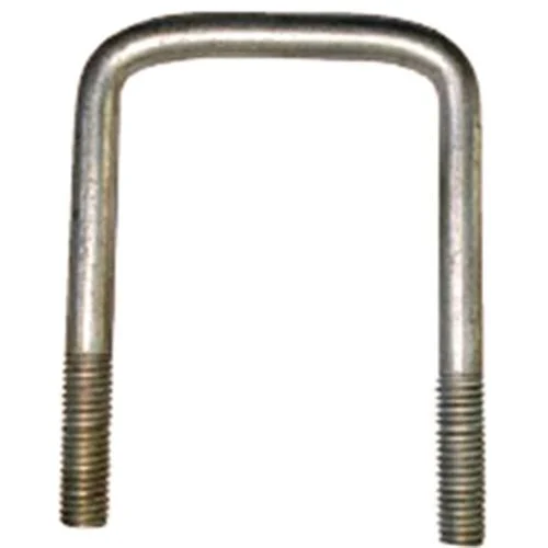 U-Bolt, 1/2" x 3" x 4-1/2" - 1-1/2" Thread