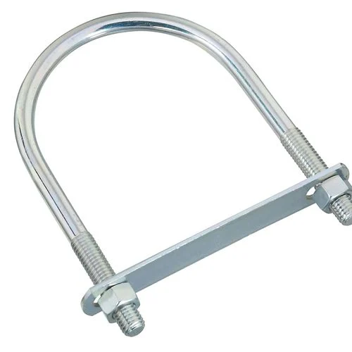U Bolt, Zinc Plated, 1/2" x 4-1/2" W x 7 L