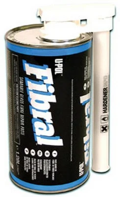 U-POL Products 1.3L Fibral Fiberglass Filler Pale Yellow GRP Coating (UP0717)
