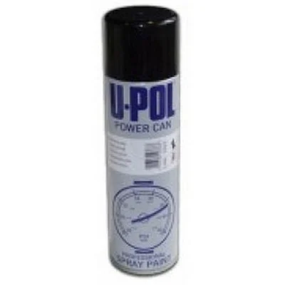 U-POL Products 16Oz Power Can Spray Primer Satin Black Fast Drying (UP0801)