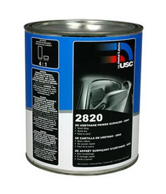 U. S. Chemical & Plastics 2820-1 2K Urethane Primer Surfacer - Gray