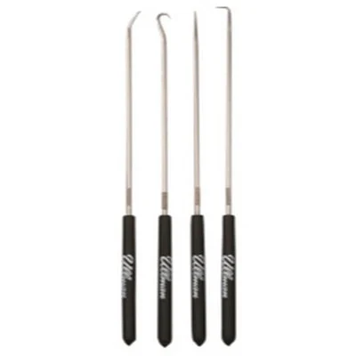 Ullman Devices CHP4-L 4-Piece 9-3/4" Long Hook and Pick Set